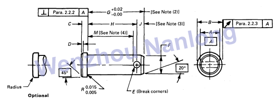 ASME B18.8.1 Clevis Pin